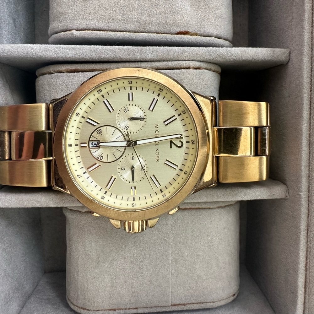Men’s Michael Kors Gold Watch